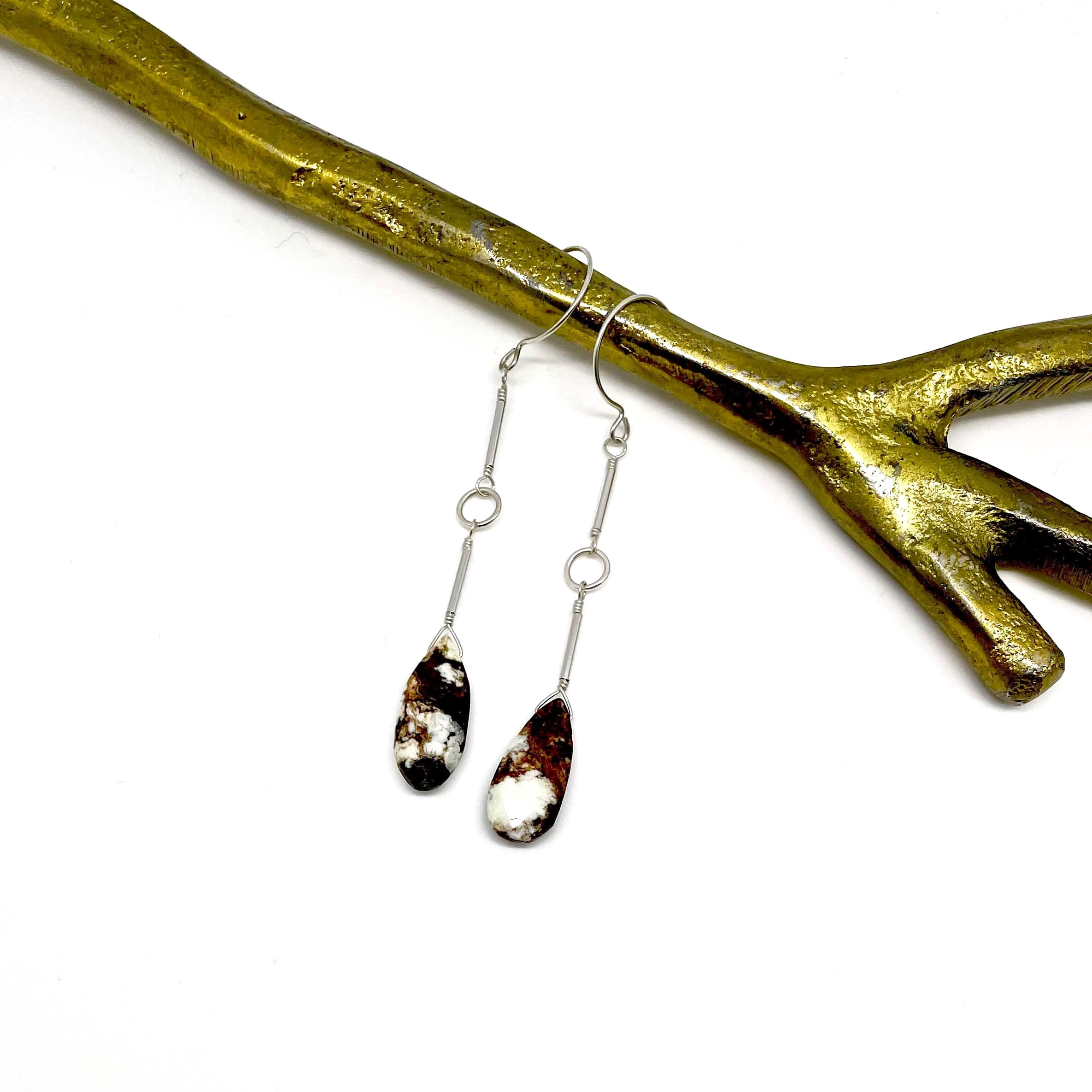 GENVIEVE Chrysoprase II Drop Earrings