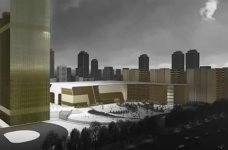 Logix Galaxia mixed-use urban development architectural proposal by SKDS.
