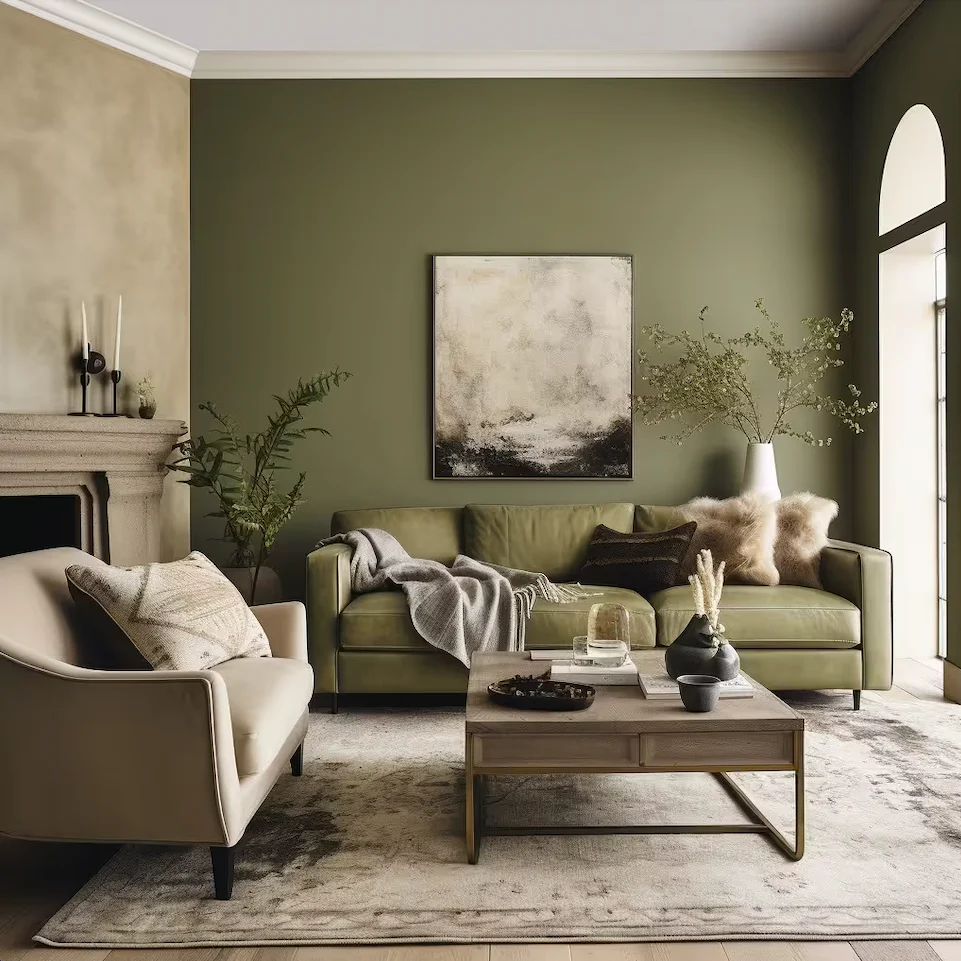 minimalistic interior for living room