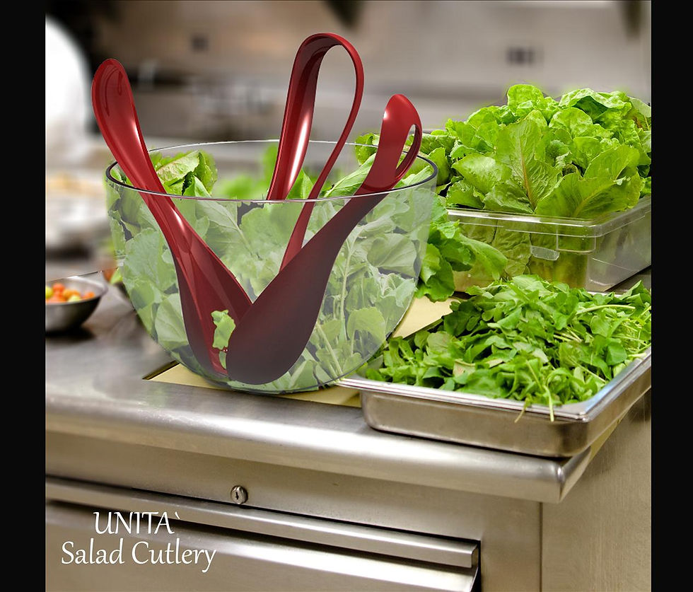 UNITA salad cutlery