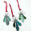 Thumbnail: Stained Glass Mistletoe Mini Sprig Ornament