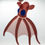 Thumbnail: Vampire Squid, fused art glass ornament