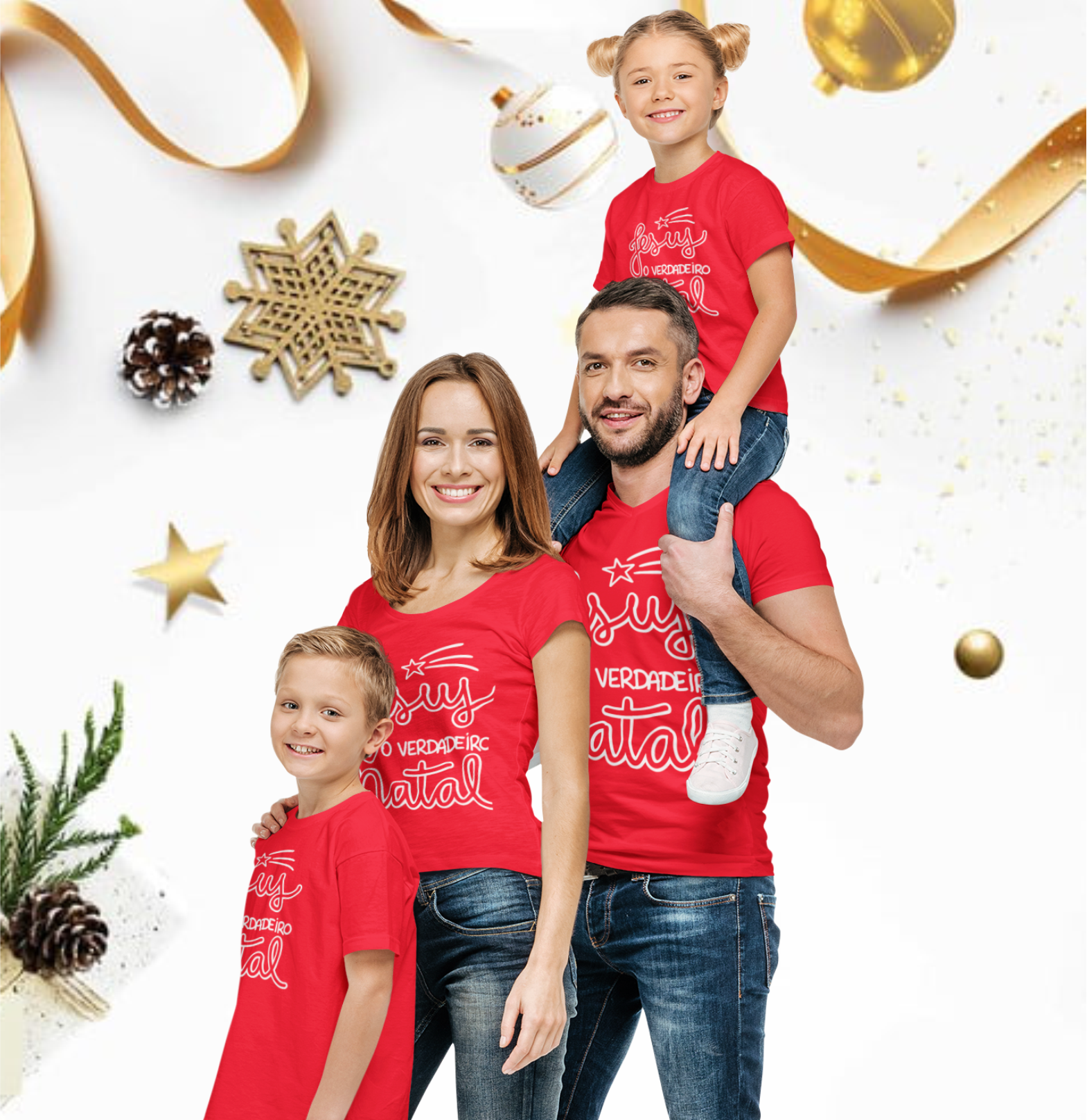 Camisetas Vermelhas Natal