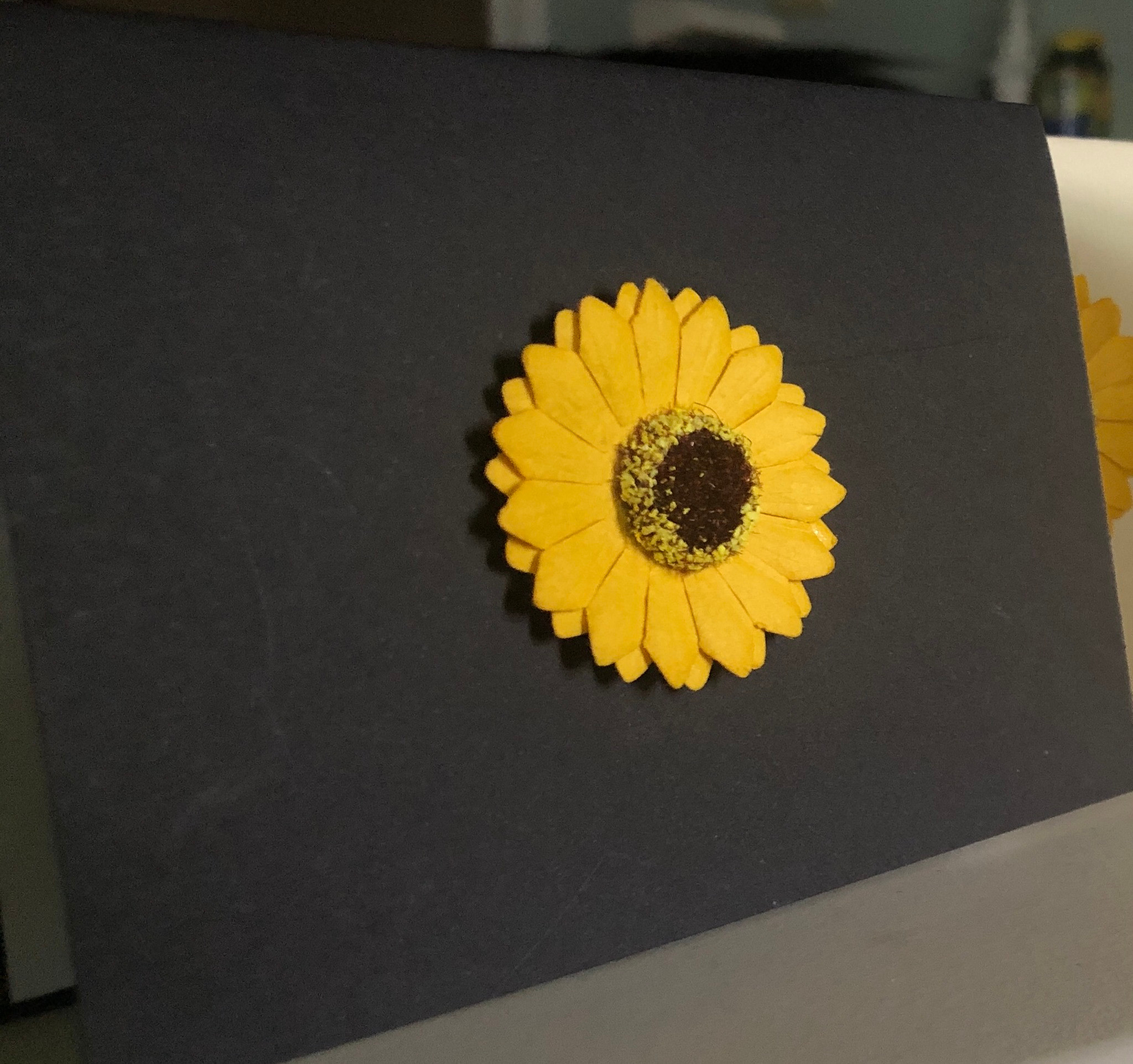 Sunflower Greeting Card Blank Inside