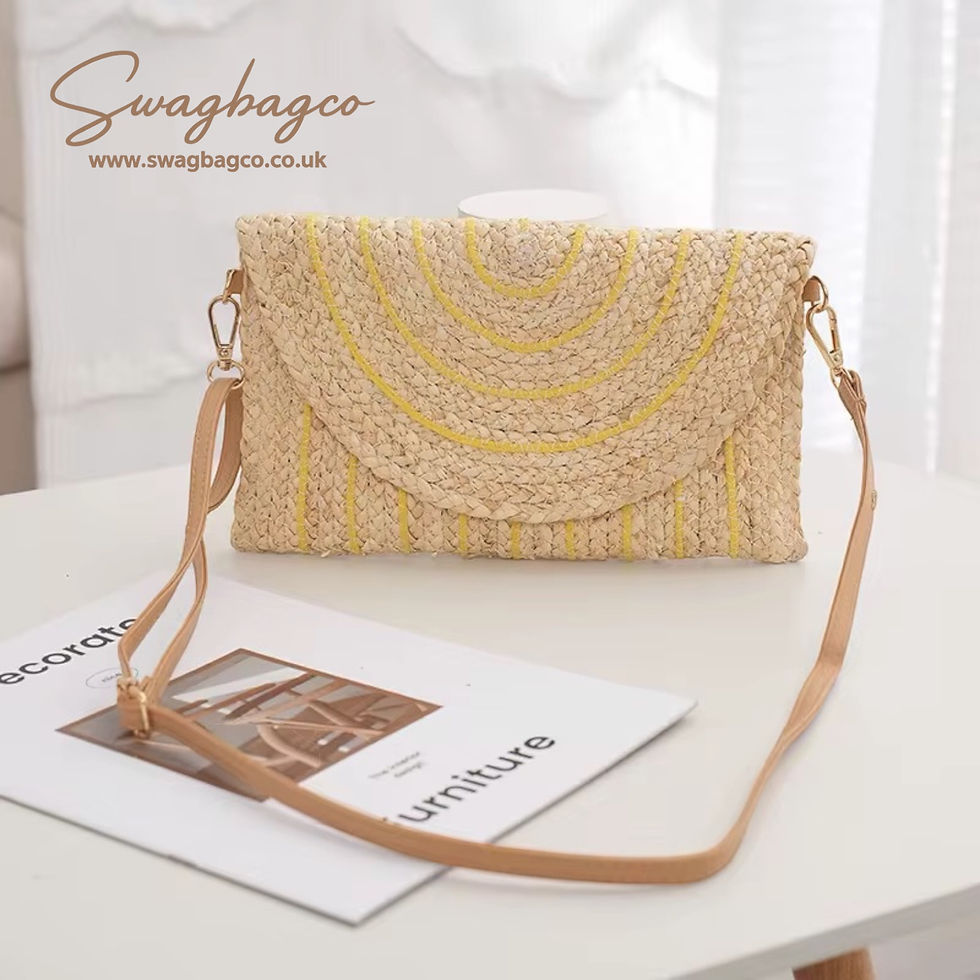 Thumbnail: New 2026 Straw/Bute Shoulder Bag