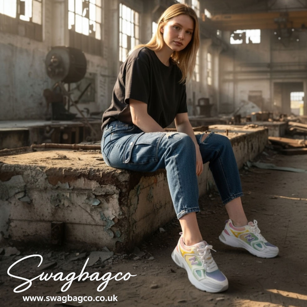 Thumbnail: Standout funky ladies trainers/ sneakers 