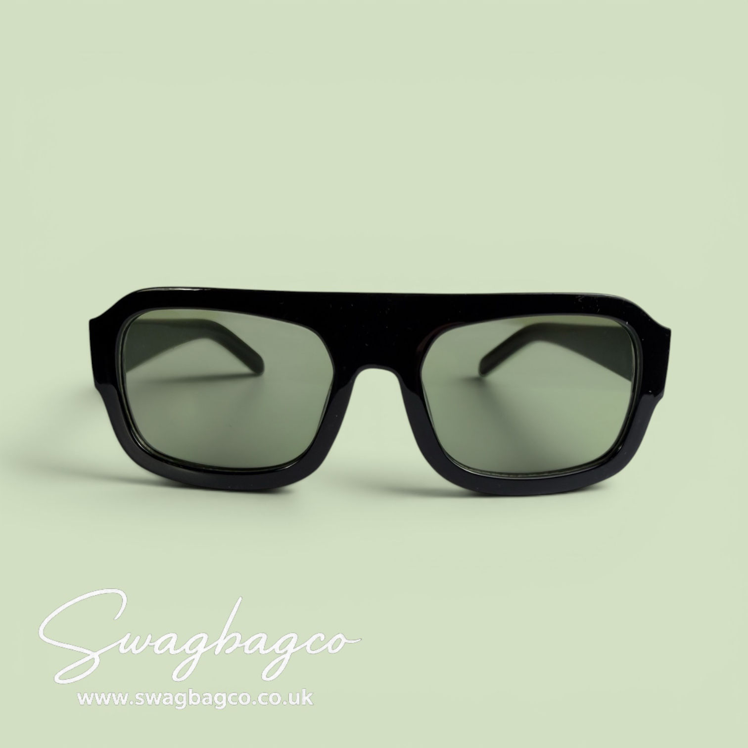 Solid Black Unisex Sunglasses 😎