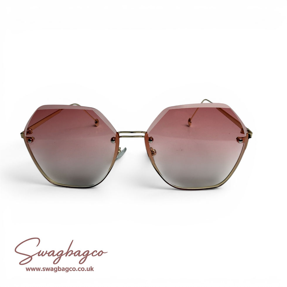 Thumbnail: Big pink frameless Sunglasses 😎 