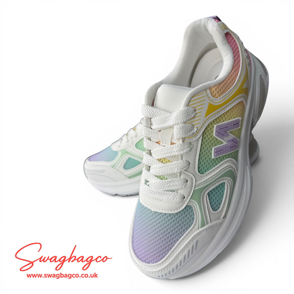 Thumbnail: Standout funky ladies trainers/ sneakers 