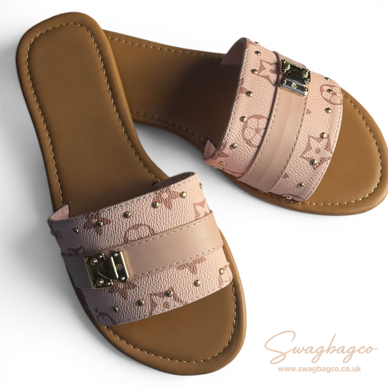 Pink ladies fashion sliders