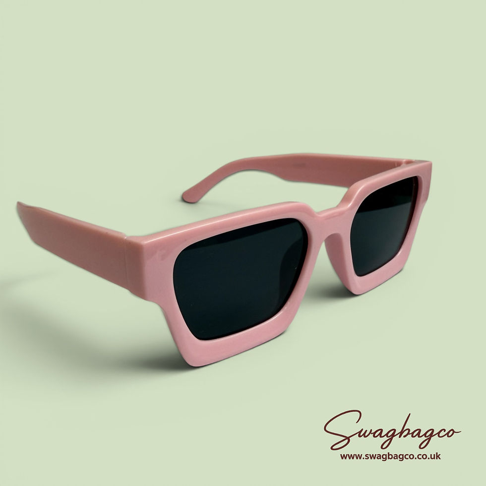 Thumbnail: Chunky Pink Designer Inspired Sunglasses 