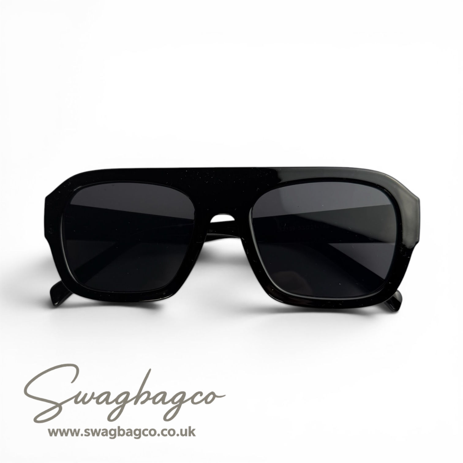 Solid Black Unisex Sunglasses 😎 