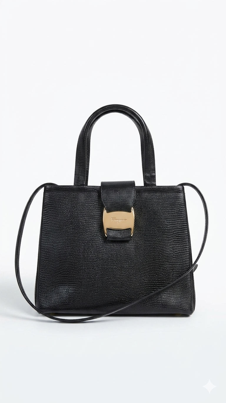 Salvatore Ferragamo Vara 2-Way Shoulder Handbag