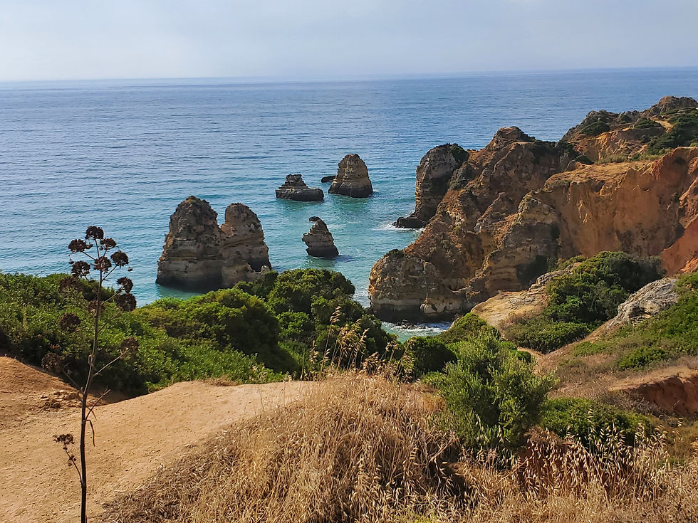 Praia do Camilo from Ponta da Piedale