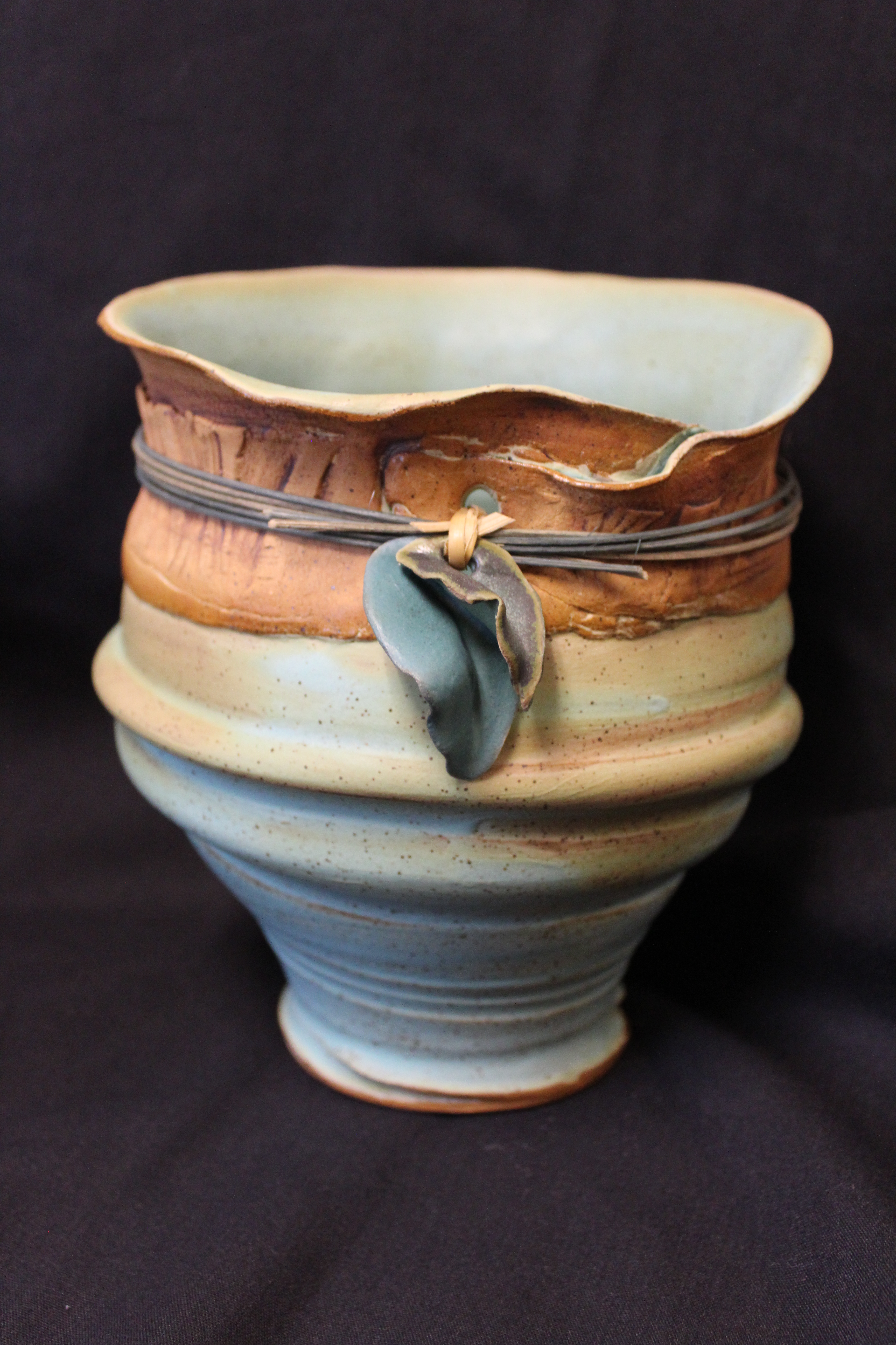 Blue Vase by Janet Leazenby