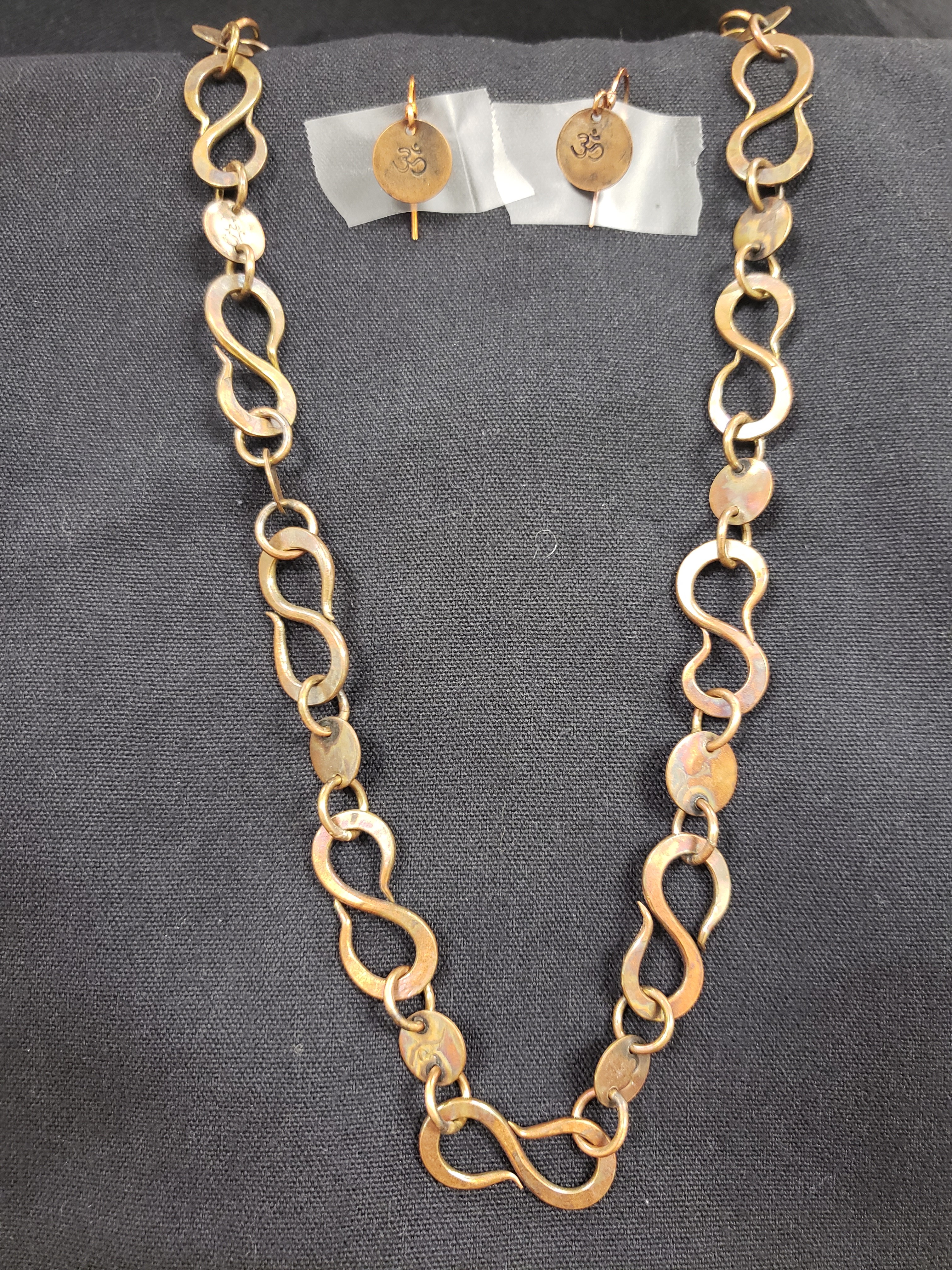 Om Link Necklace by Jimmi Buell