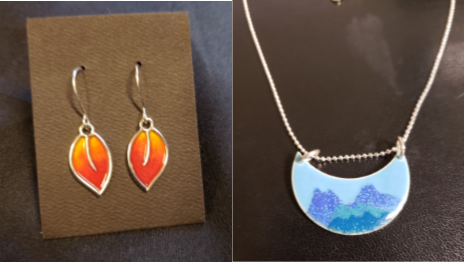 Ignite Jewelry Pendant and Earrings