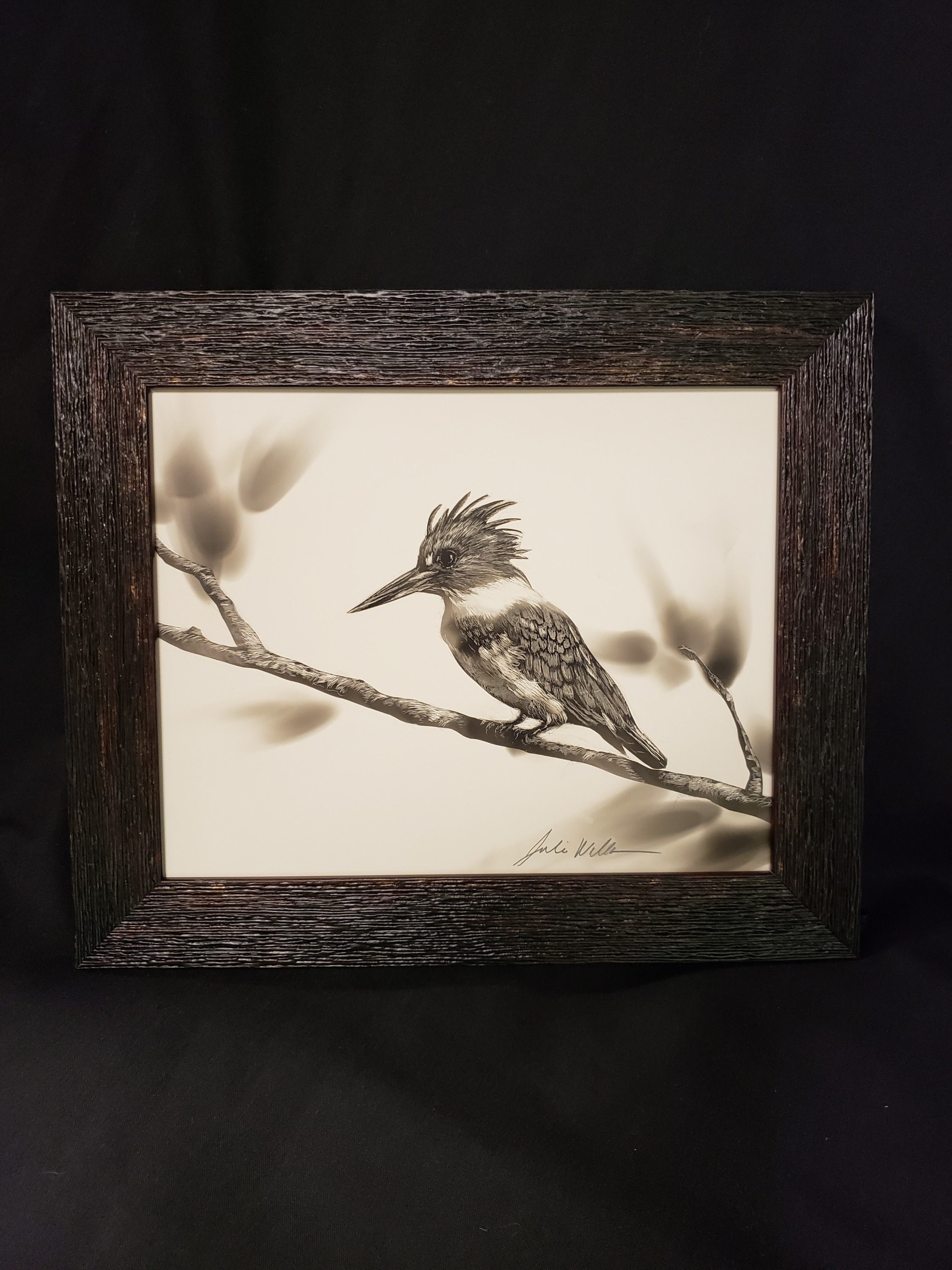 Kingfisher Watching by Julie Willan