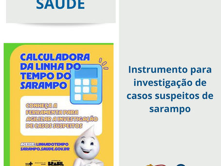 Instrumento para investigação de casos suspeitos de sarampo