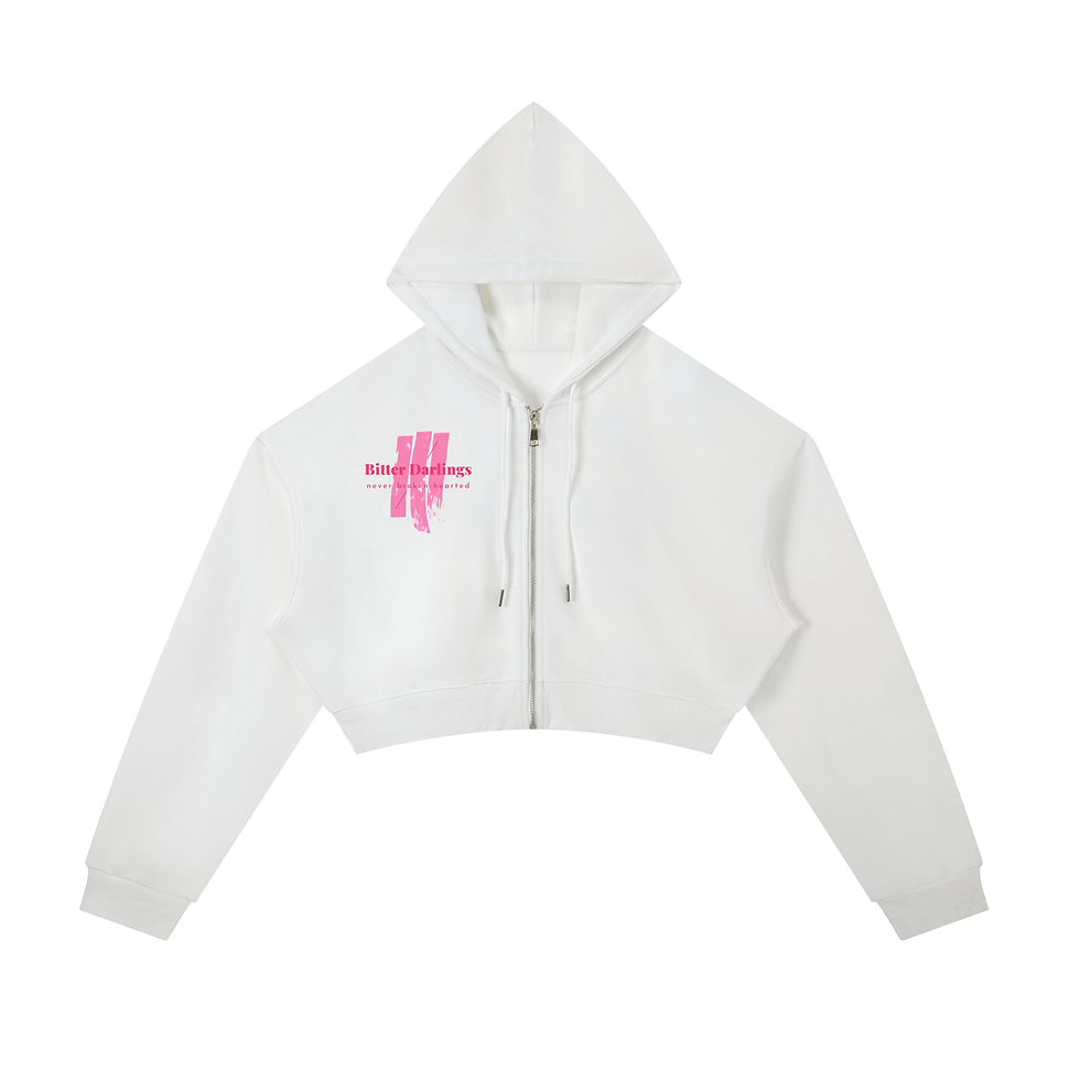 Miniature : Cropped Zip-Up Hoodie