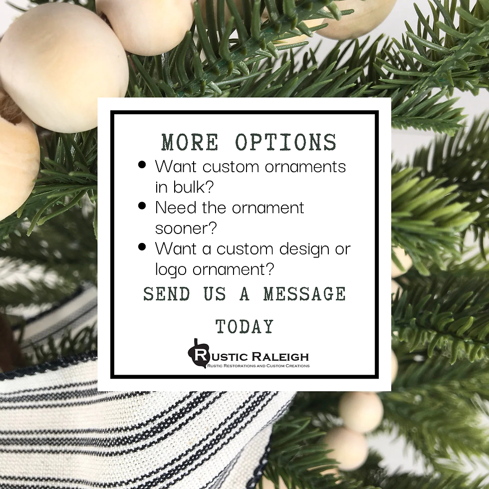 Thumbnail: 12 days of Christmas wooden ornaments full set