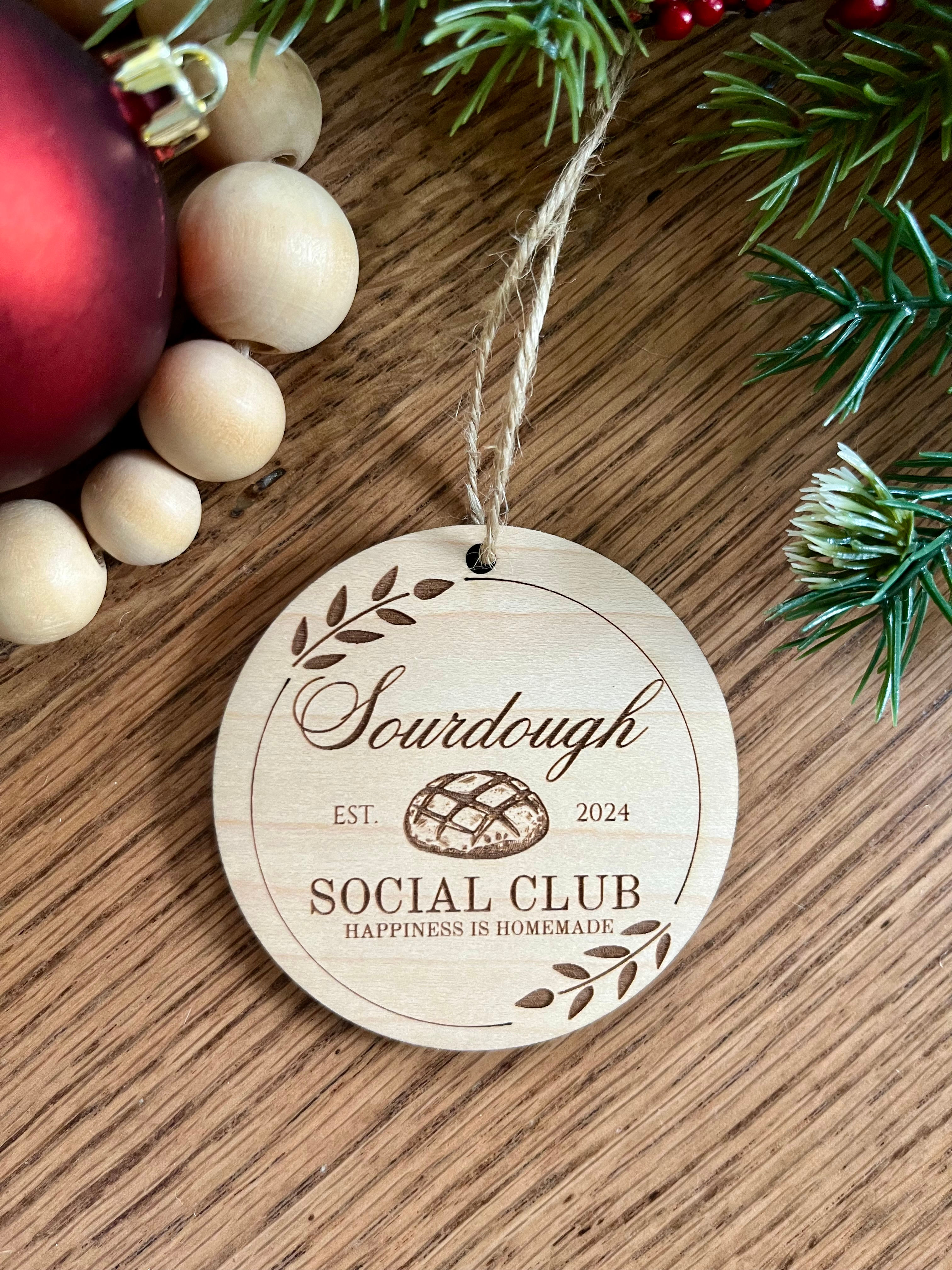 Sourdough Social Club Christmas Ornament