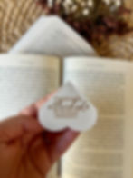 Thumbnail: Emotionally Attached to Fictional Characters Leather Heart Bookmark