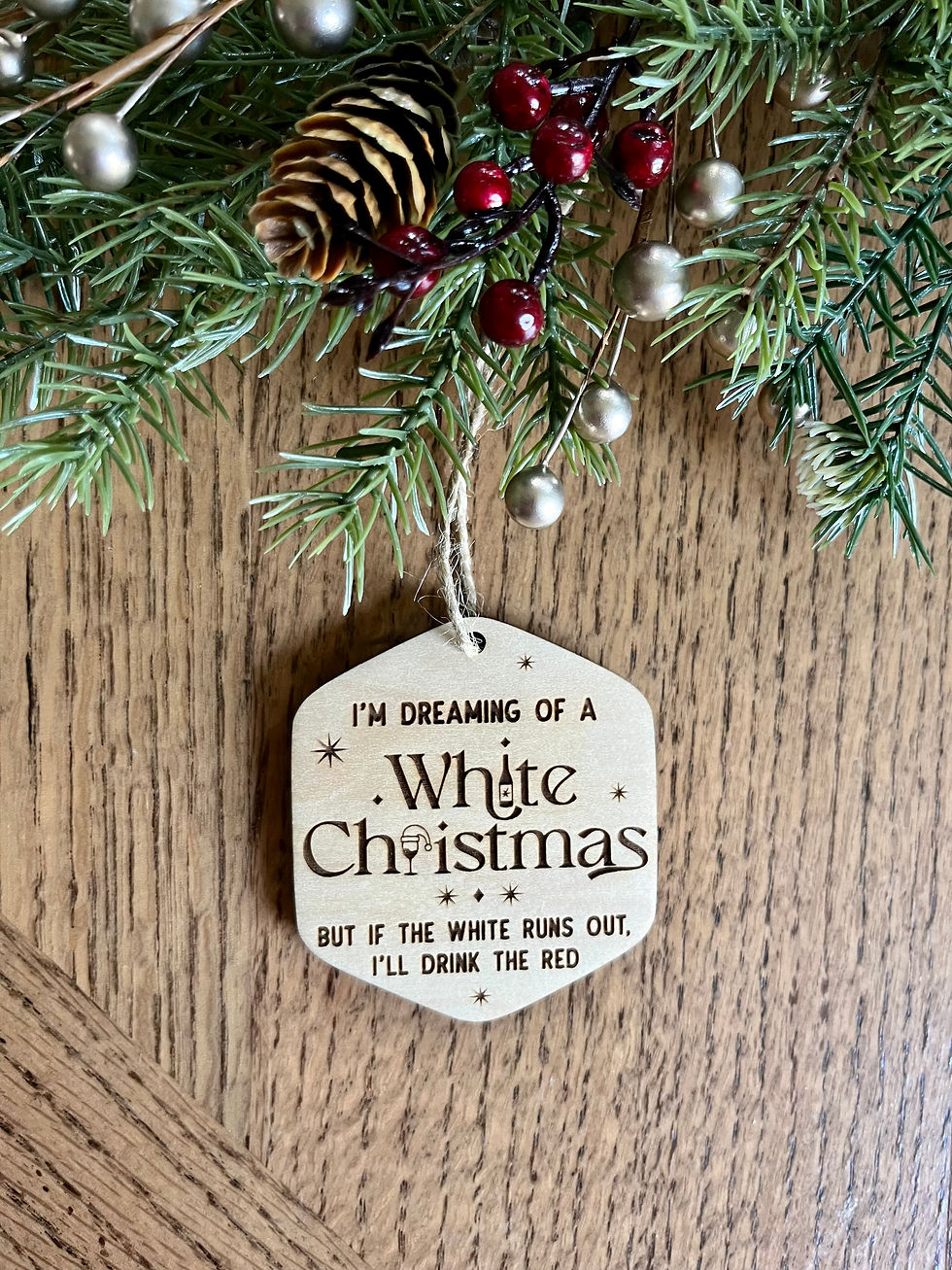 Thumbnail: I'm dreaming of a white Christmas Funny Ornament