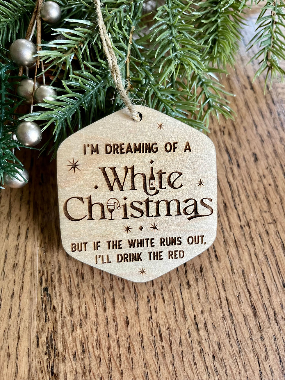 Thumbnail: I'm dreaming of a white Christmas Funny Ornament