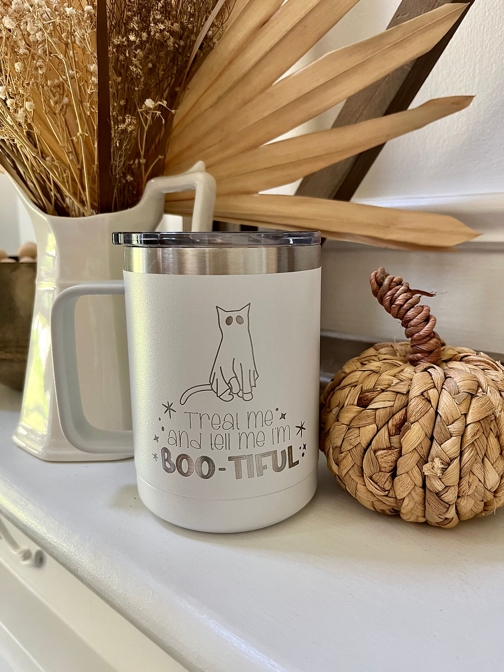 Thumbnail: Treat me Ghost Cat Mug