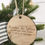 Thumbnail: Custom baby birth statistics ornament