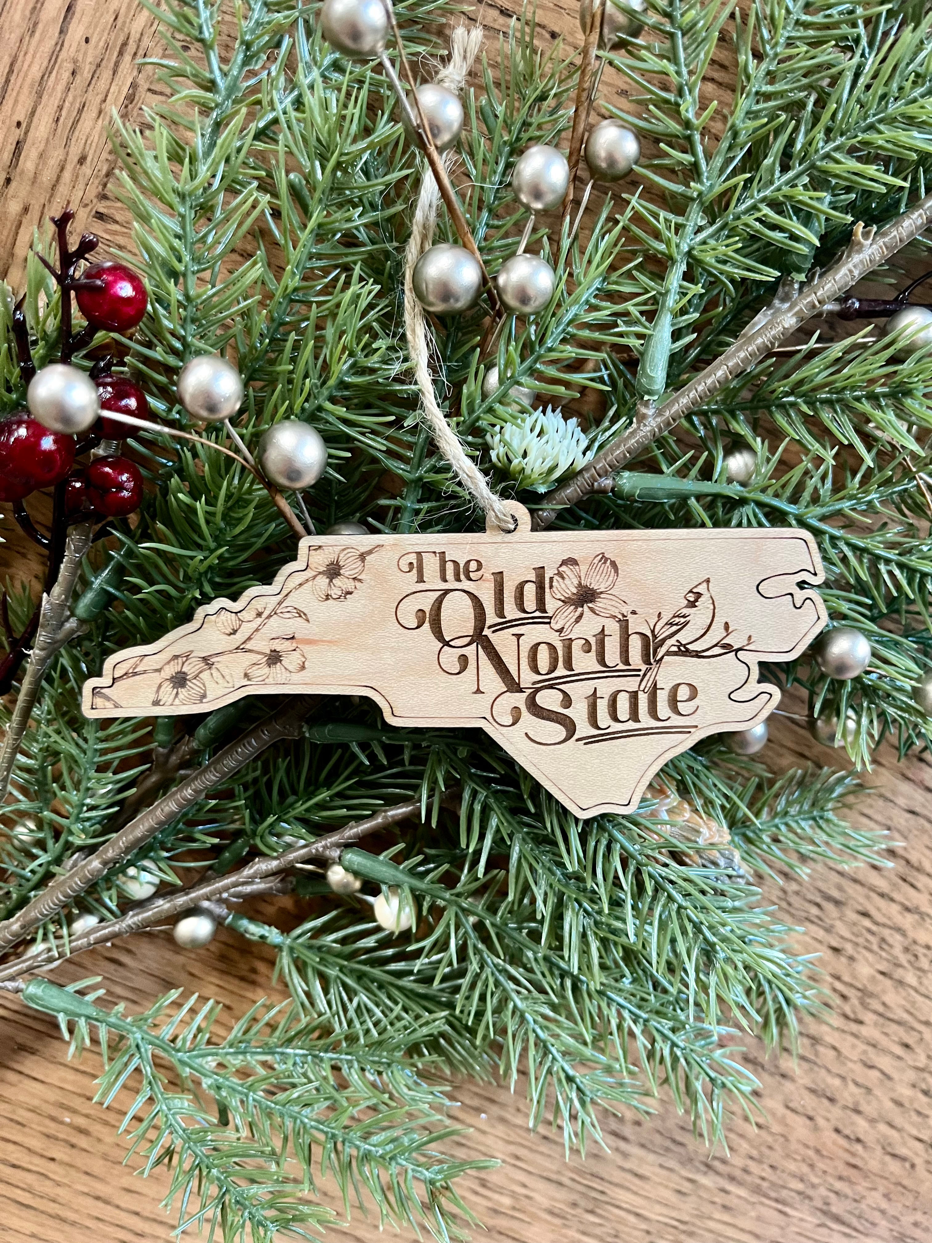 Old North State North Carolina Ornament