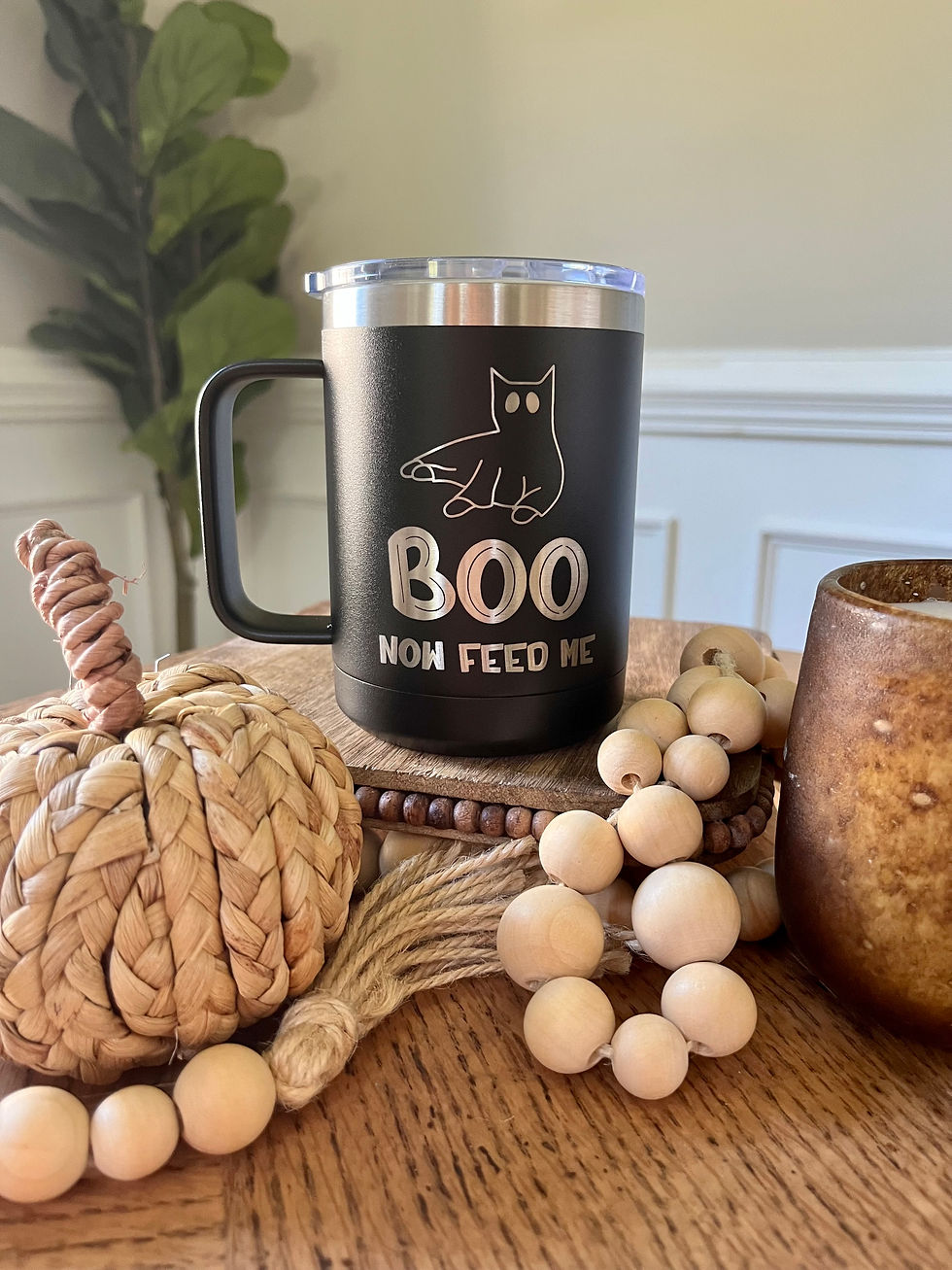 Thumbnail: Boo Ghost Cat Mug