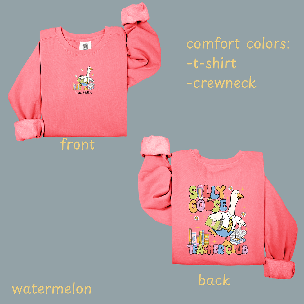 Thumbnail: personalized silly goose - comfort colors