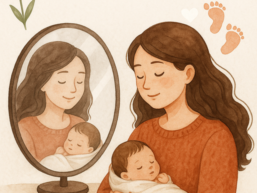 🌷 Refletindo o Papel de Mãe 🤍👣