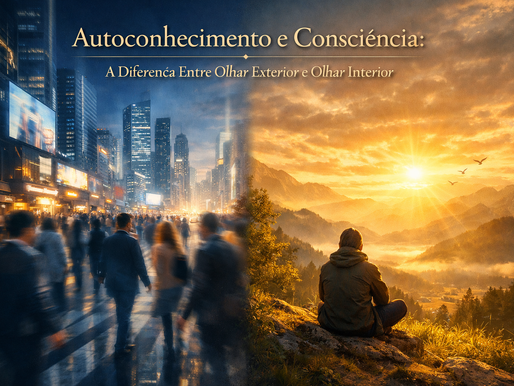 Autoconhecimento e Consciência: A Diferença Entre Olhar Exterior e Olhar Interior