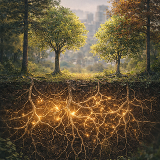 🌳 A Natureza Não Polariza: Ela Coopera