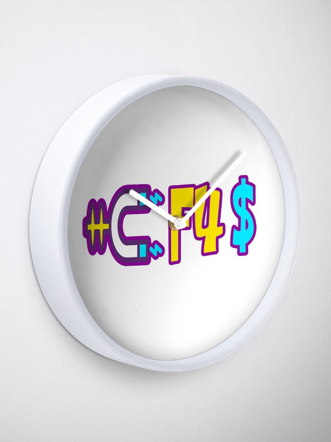Magnet F4$ to Attract Wealth!" Clock