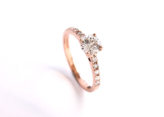 Rose Gold Engagement Ring