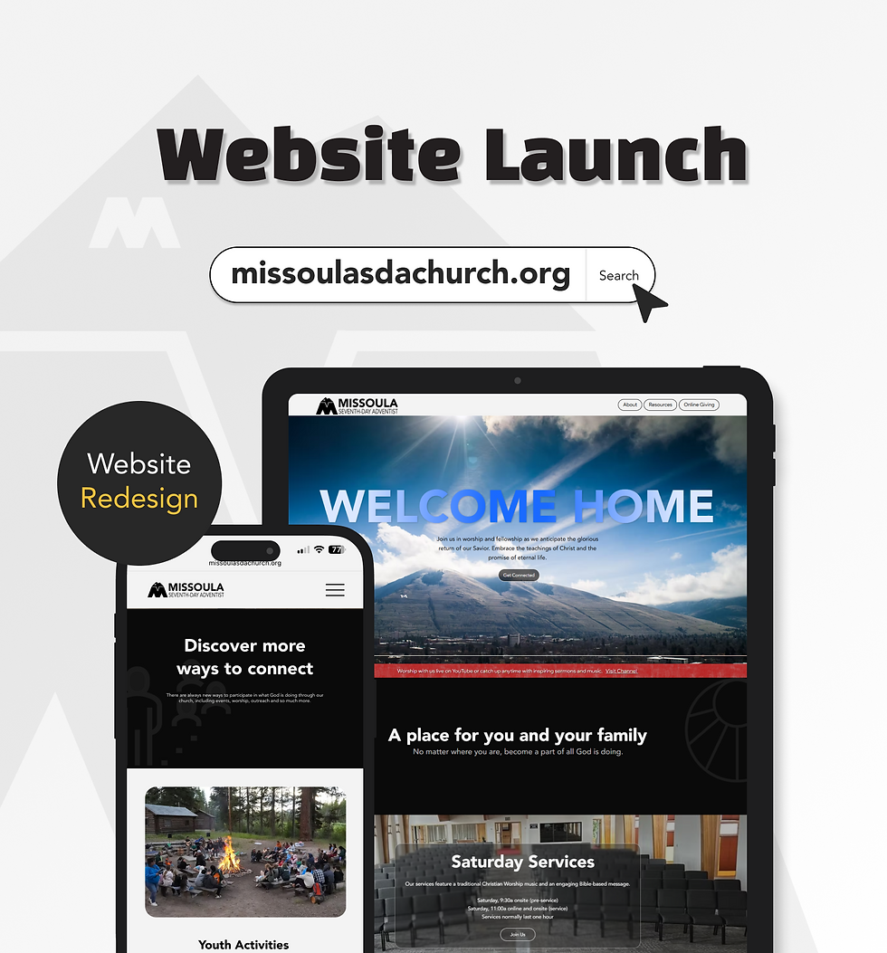 Missoula SDA Church Website redesign