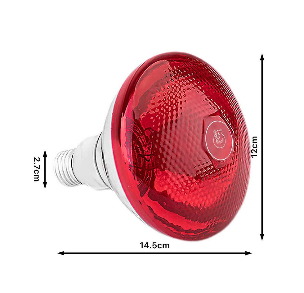 EP-L001-R reinforced matte red heat lamp for poultry and livestock