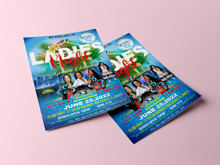 Party Flyer for Rue Rue Entertainment