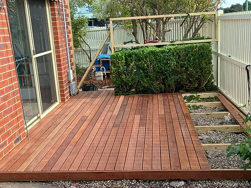 deck nearly done.