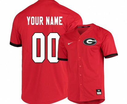 Show Your Bulldog Spirit with Custom Georgia Bulldogs Baseball Jerseys!