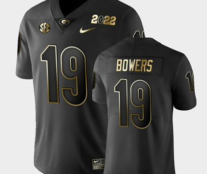 Celebrate Victory with the Brock Bowers #19 Georgia Bulldogs National Champions Jersey