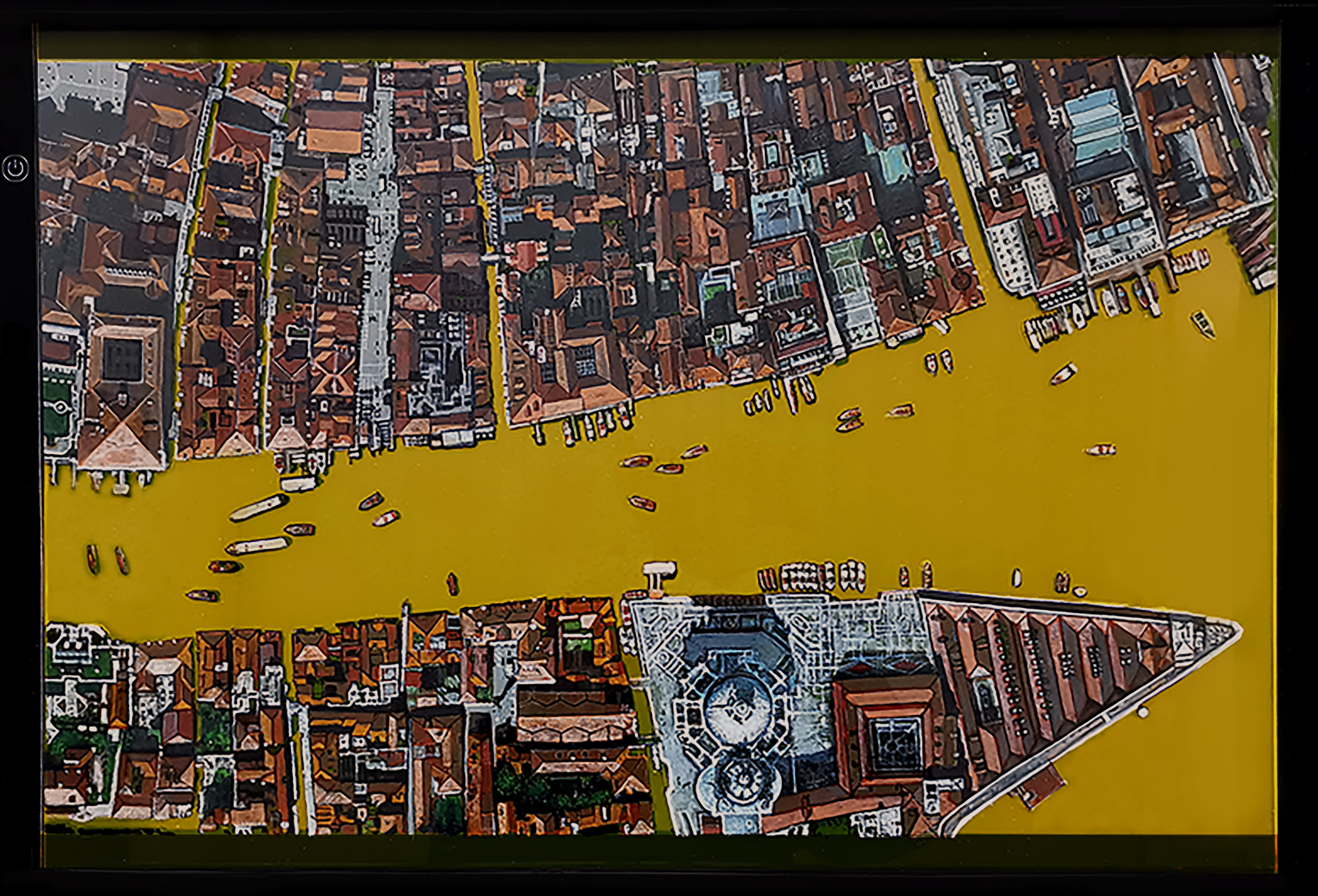 Mirroring city 59x41 cm 2019