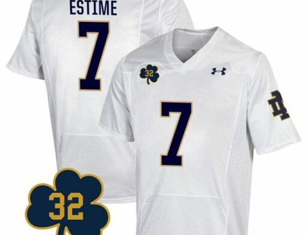 Show Off Your Fandom with the Audric Estime Football Jersey: Affordable, High-Quality, and Fast Shipping Guaranteed!