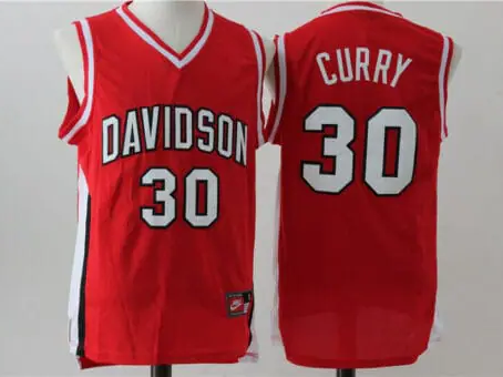 Show Your Fandom with Stephen Curry and Davidson Wildcats Basketball Jerseys