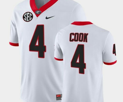 Unveiling the Legacy: The James Cook and Georgia Bulldogs Football Jersey