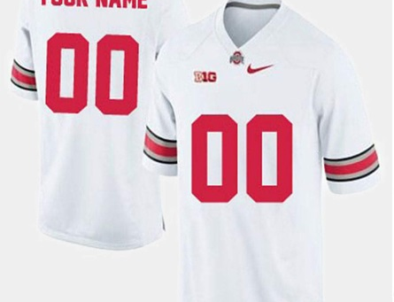 Ohio State Buckeyes Custom Name and Number NCAA Football Red Jersey